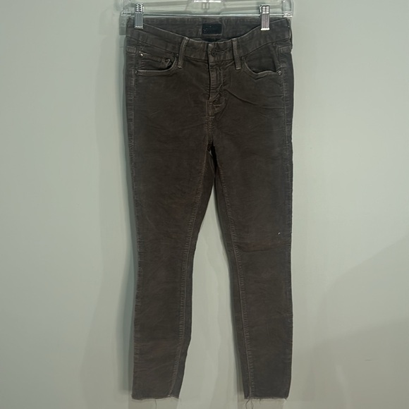 Mother the looker ankle fray charcoal‎ jeans Size: XS | US 25 - Picture 3 of 11